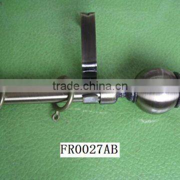 good plating curtain rod with ball finals