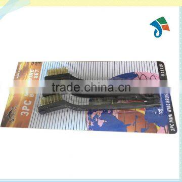 Nylon Handle Brass Wire Brush Mini Brush Set photo-2