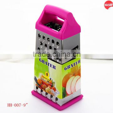 Hot sale stainless steel 9 inch 4 side grater HH007