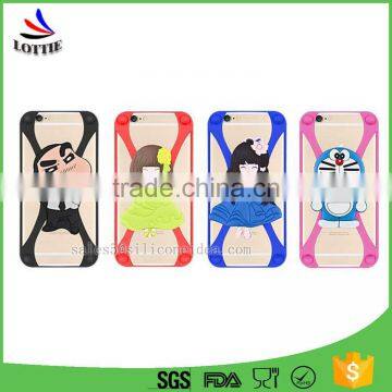 High Quality Universal Silicone Phone Holder 3d Silicone Phone Case for Iphone 6plus Case photo-6