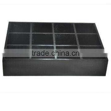 Handmade Wooden Tea Box With 12 Compartments