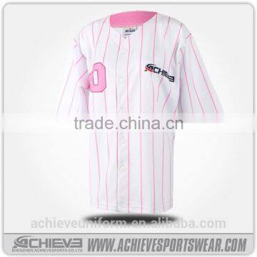 2017 custom team pinstripe baseball jersey wholesale sportswear baseball