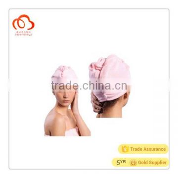 High -technology Hair-drying Cap bamboo towel