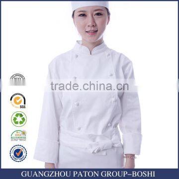 OEM Stander Collar White / Black Unisex Classic Chef Coat