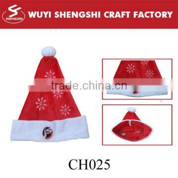 Christmas santa hat hat 2016 hot sale christmas red hat