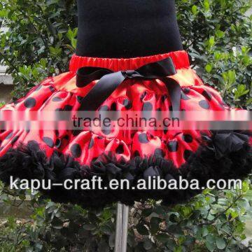 Christmas Pettiskirt Baby Girls Tutu Petti Skirt Baby Ruffled Skirt Wholesale Polka Dots Tutu Skirt