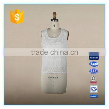 Fashion White Lace Camisole Sexy Sleeveless Tube Top Photos For Ladies