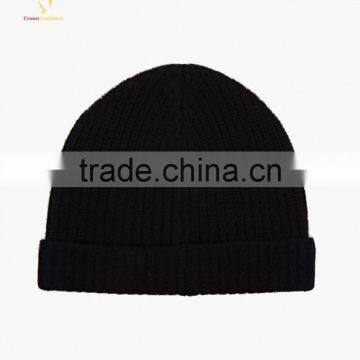 Black Color New ArrivaL Cashmere Knitted Winter Hats photo-2