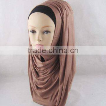 Muslim Lengthened Curling Scarf Korea Sweater Scarf Arabic Pure Color Scarf photo-2