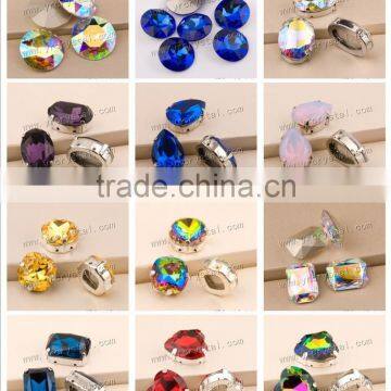 Point Back Fancy Stones With Clamp for Clothes Decoration photo-3