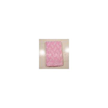 Pink Ladies Clothing African Lace Fabric ,130 -135cm Width