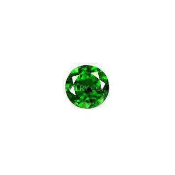 Green Round Natural Chrome Diopside Gemstone For Jewelry 1.25mm