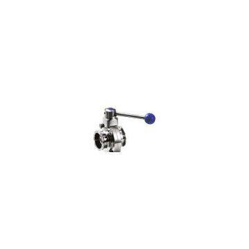 Sanitary Stainless Steel Butterfly Clamped Valve