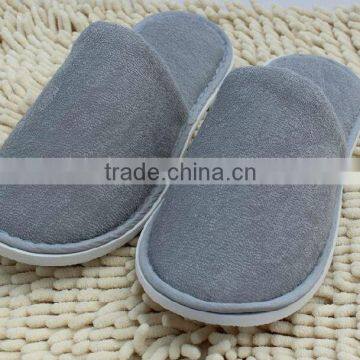 New Design Top Quality Disposable Terry Towel Closed Toe Nonwoven Slippers for Hotel