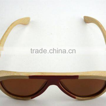 custom high quality oak wood sunglasses natural wooden sunglasses bamboo colorful lenses sunglasses lj2904s