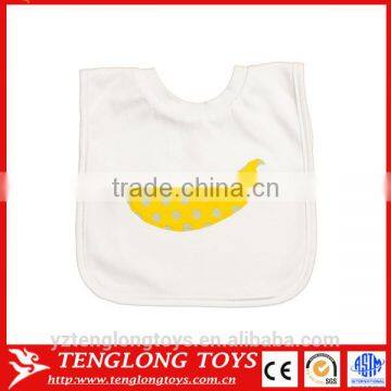 100%cotton baby banana bib manufacturer