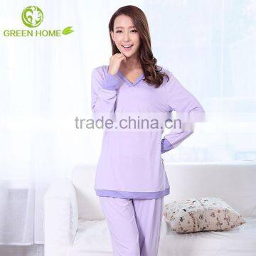 2015 good sale cotton women short sleeve pajamas nightwear