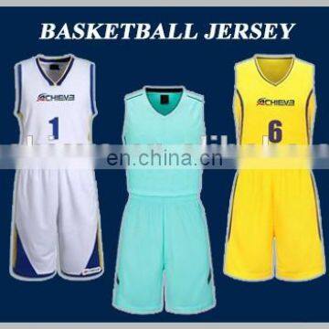 YS- 4XL OEM sublimated best basketball apparel design