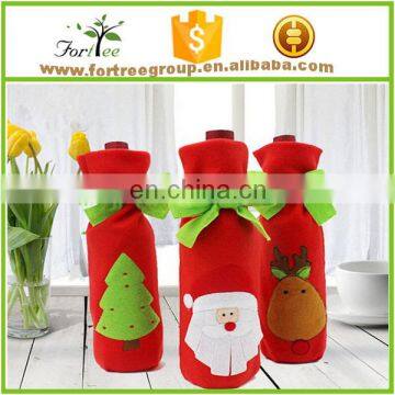 novelty fabric snowman wine bottle cover