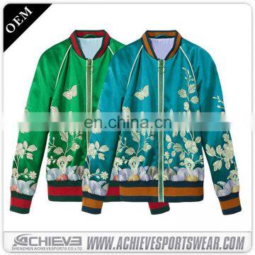 100% Polyester Sublimation Baseball Bomber Jacket photo-3