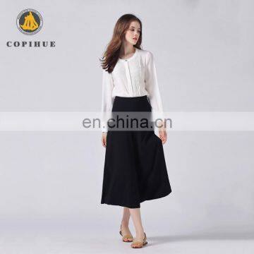 ISO 9001 Factory Comfortable Casual Women Loose Wide Leg Pants photo-3