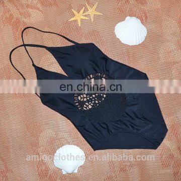 Australia Hook Pattern Brand Bikini Swim Wear One Peice Bathing Guangzhou Factory photo-4