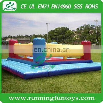 Customized size and color inflatable mini boxing ring for kids