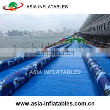 Crazy Fun Light Blue 1000ft Slip n Slide Inflatable Slide The City Inflatable Slip n Slide for Adult