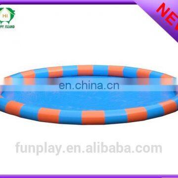 HI the best sale for commerical round inflatable water pool, PVC inflatable swimming pool