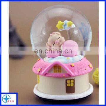 adorable porket animal snow globe water ball