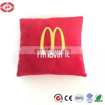 Mcdonald Loving it Red Lucky gift stuffed soft cushion Sleeping pillow