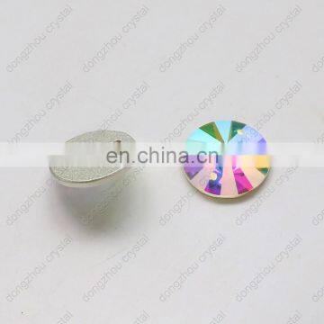 Decorative flat back ab crystal rhinestones for jewelry