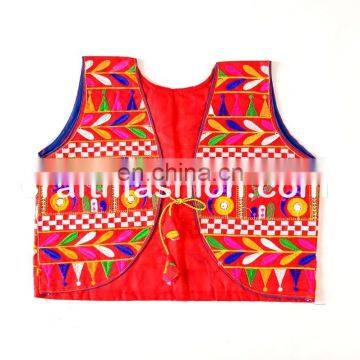 Indian Jacket Koti- Traditional Jacket Koti- Navratri Jacket Koti- Hand Embroidered Jacket Koti photo-2