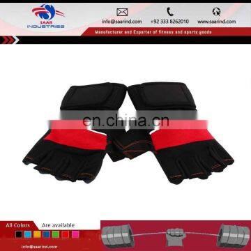 Super heavy custom design fingerless Gym gloves