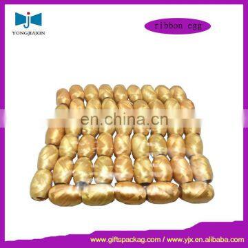 Golden Gift Wrapping Ribbon Egg