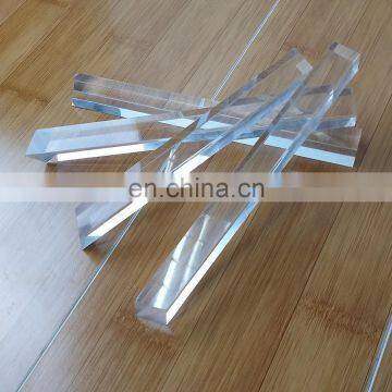 Customized thick square clear acrylic plexiglass stick