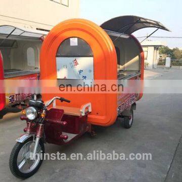 Electric mobile food car/mobile food cart/fast food car for sale