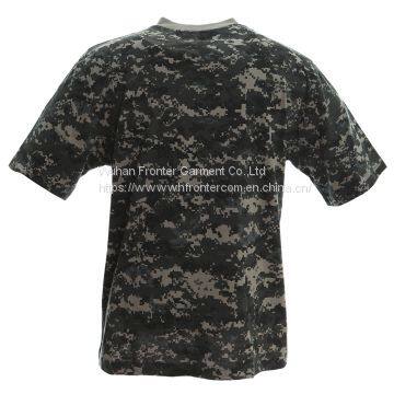 Fronter Produce FS011 Woodland Camo t Shirt With Collar photo-2