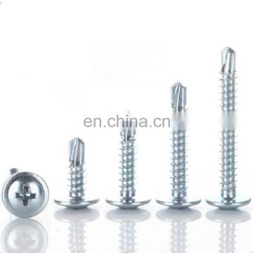 M3.5 M3.9 M4.2 M4.8 stainless steel truss head din85 slef-drilling screw, 8# Phillips head Modified Self Drilling Screws