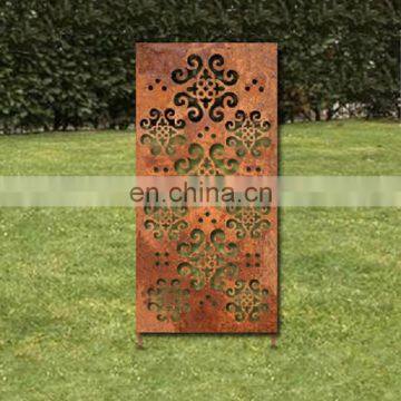 Rusted Metal Wall Panels Laser Cutting Corten Steel Screen photo-4
