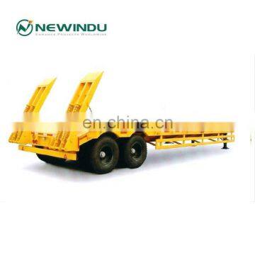 Low Bed Hydraulic 2 Axle 3 Axle 4 Axle Newindu Semi Trailer