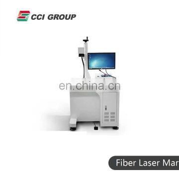 Engineers available to service machinery overseas fiber desktop laser marking machine for  plastics raw metal jewels