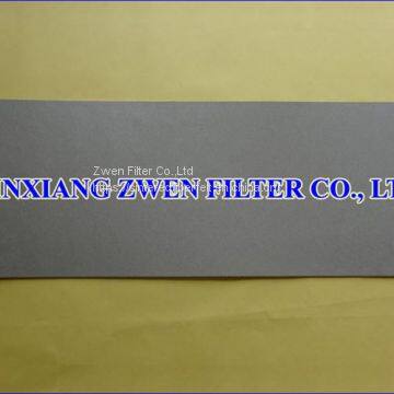 Titanium porous filter sheet