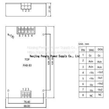 PAB-B3 5v/12v/24v/28v/48v ac to dc Converter