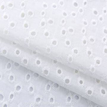 voile embroidered cotton fabric