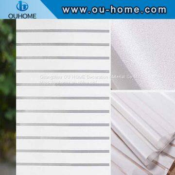 BT802 Office Stripe Decoration Privacy Window Film photo-3