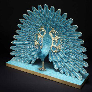 Very beautiful Vintage brass PEACOCK figurine,suit for home decor