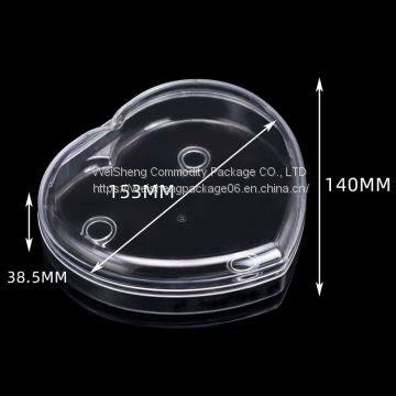 Weisheng Factory Heart-Shaped Chocolate Box Clear Food Plastic Case Chocolate Cases Boxes Cookie Sweets Cake Candy Box photo-4