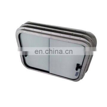 Marine Customized Light Aluminum Double Leaf Sliding Window