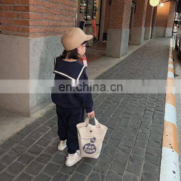 6597/Boutique Preppy Style Two Color Girls' Clothing Sets Child Fashion Pant Clothes Sets for Girls